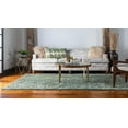 thumbnail image 4 of Unique Loom Trellis Shag Collection Area Rug - Traditional (5' 1" x 8' Rectangle Green), 4 of 12