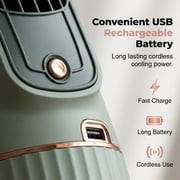 Portable Air Conditioner, 2026 Upgrade Windowless Mini AC Unit, 3 Speeds Personal Air Cooler with Cool Air Spray, Rechargeable