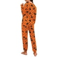 thumbnail image 3 of MINTREUS Halloween Womens Pajama Set Long Sleeve Sleepwear Nightwear Soft Pjs Lounge Sets With Pockets, 3 of 6