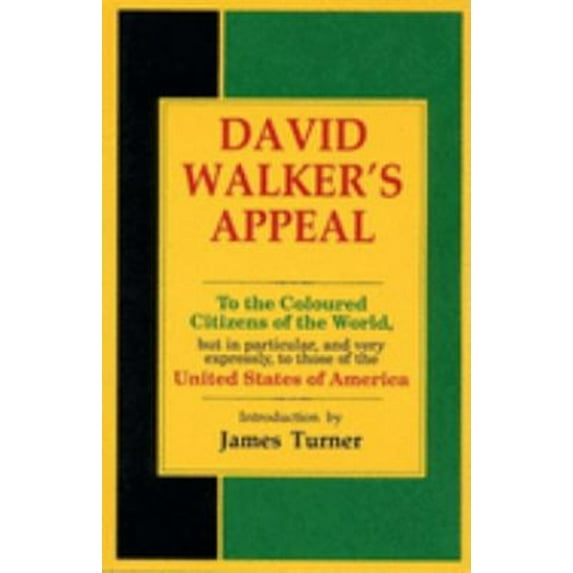 Pre-Owned David Walker's Appeal (Paperback) 9780933121386