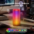 thumbnail image 4 of Bocina Bluetooth Portátil Hora Rojo con Iluminación RGB Ajustable y Emparejamiento Dual TWS, 4 of 6