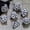 White, variant on 7pcs Vintage Polyhedral Dice Set, Plastic RPG Dice with Letter Details, Includes Velvet Bag, Ideal for DND, Tenzi, Farkle, Math Learning, and D&D Players, Great Gift for Halloween and Christmas