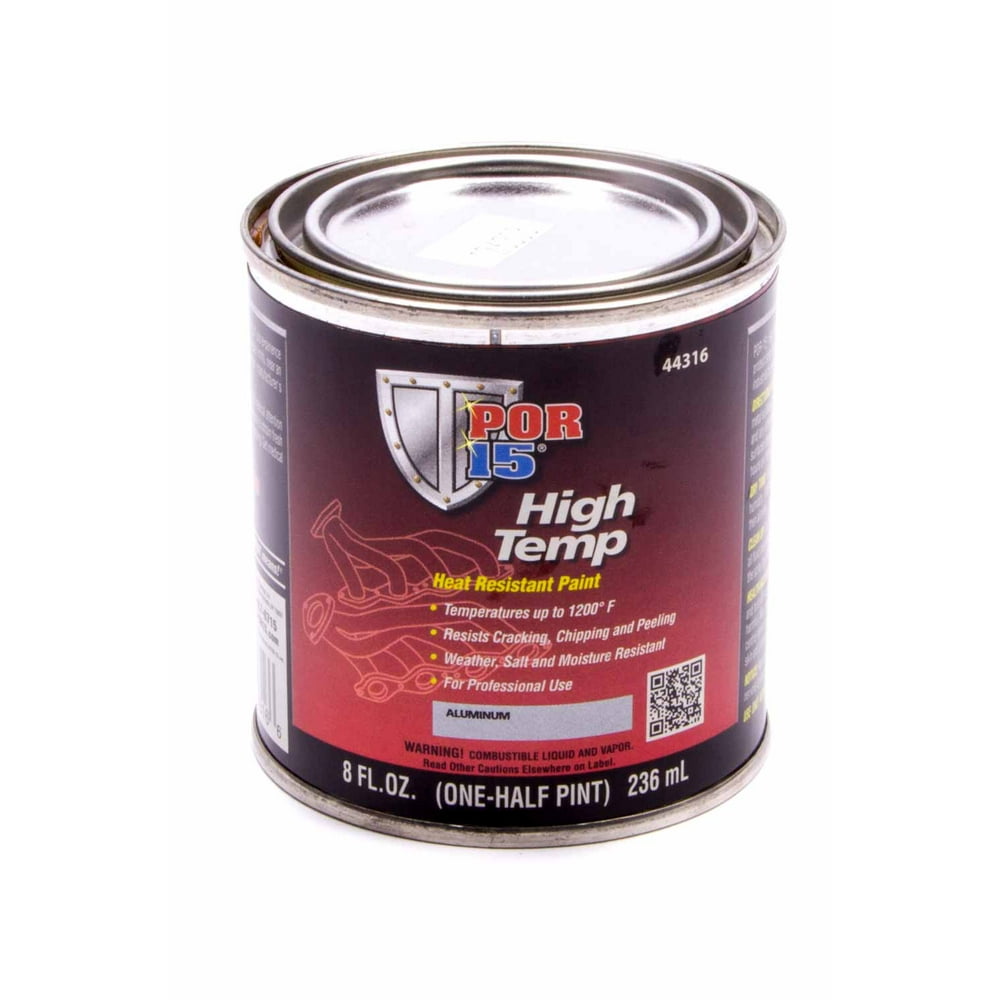 POR15 High Temp Paint Aluminum 8.00 oz Can P/N 44316