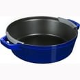 thumbnail image 5 of Staub 4 Piece Sapphire Blue Stackable Cast Iron Cookware Set, 5 of 9