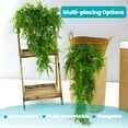 thumbnail image 3 of Faux Hanging Plant, Fake Plants Fake Fern Wall Artificial Plants Fake Ivy Faux Greenery Plants for Patio Porch Indoor Outdoor UV Resistant Plastic Plants Decor, 3 of 8