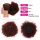 thumbnail image 5 of Guardurnaity Clip de cola de caballo afro sintético, peinado único con facilidad y moño de pelo sintético afro rizado corto Cuidado del cabello negro natural, 5 of 6