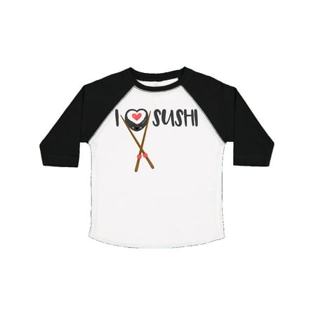 

Inktastic Kawaii I love Sushi Gift Toddler Boy or Toddler Girl T-Shirt