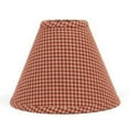 thumbnail image 2 of Newbury Gingham Barn Red 10" Bulb Clip Fabric Lamp Shade by Raghu, 2 of 3