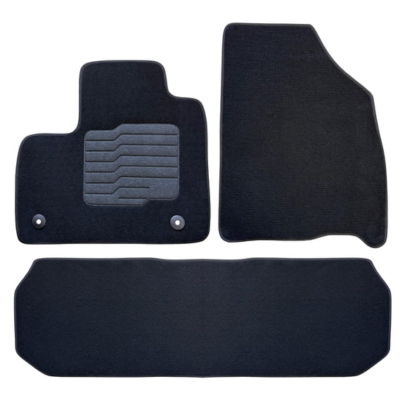 Carpet Floor Mats for 2024 to 2026 Chevrolet Traverse, 2024-2026 GMC Acadia