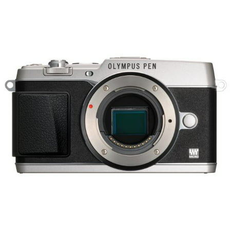 Olympus E-P5 16.1 MP Compact System Camera with 3-Inch LCD- Body Only (Silver with Black