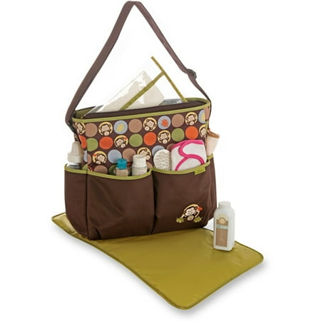 Baby Boom Tote Diaper Bag, Monkey