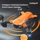 thumbnail image 4 of Dron plegable WJSXC con cámara dual HD 1080P, FPV, para principiantes, control por gestos, modo sin cabeza, cuadricóptero RC WiFi, evitación de obstáculos, color naranja, 4 of 6