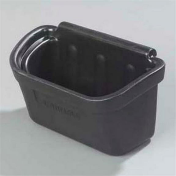 Carlisle CC11SH03 Black 11" x 18" x 11" Polycarbonate Silverware Bin for Bussing Cart