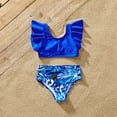 thumbnail image 3 of PatPat Toddler Girls Swimsuits Two Piece Bikini Set Family Matching Bathing Suit for Women Men Girls Boys, 3 of 10