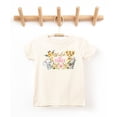 thumbnail image 4 of Wild and Three Birthday Shirt for Girls  Safari Jungle Animals 3rd Birthday Graphic T-shirt Natural Shirt 2T, 4 of 8