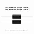 thumbnail image 4 of Capacitor Frequency Divider, 2PCS Speaker Crossover Capacitors for Tweeter Frequency Divider, Enhanced Bass Treble Clarity, 4 of 7