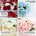 thumbnail image 4 of Efavormart 24 Roses | 2" Artificial Foam Rose With Stem And Leaves for Wedding Party Home Event Décor Wedding Anniversary Party - Ivory, 4 of 6