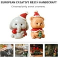 thumbnail image 4 of Regalo navideño de resina, decoraciones navideñas para mesa de invierno en interiores y exhibición o alféizar de ventana, 4 of 5