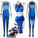 thumbnail image 3 of Vestido de Cosplay Chunli Chun Li, traje de juego de rol SF 6, traje Qipao azul, conjunto completo, traje de Kungfu, vestido de fantasía de Halloween, traje de fiesta, 3 of 5