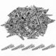thumbnail image 1 of 100 Pack Mini Alligator Clips, 27mm Silver-Plated Spring Clamps for Electrical Testing, 1 of 5