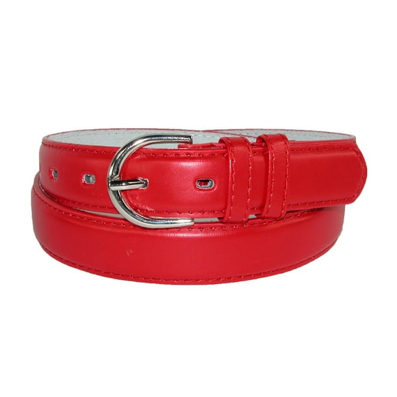 CTM®  Leather 1 1/8 Inch Dress Belt (Women's)