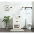 thumbnail image 6 of 24 inch single bathroom vanity in white, 6 of 8