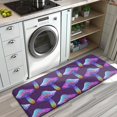 thumbnail image 3 of Colorful Mushroom Pattern Purple Pattern Kitchen Rug Mat,Kitchen Runner Rugs Non Skid Washable,Decorative Kitchen Floor Mats for Kitchen,Sink,Laundry,17"x47.2", 3 of 7