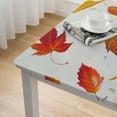 thumbnail image 5 of HAOXIT Autumn Pattern Square Tablecloth,Stain Wrinkle Resistant Reusable Washable Print,for Kitchen Camping Birthday Dining Dinner Outdoor 52*52, 5 of 8