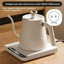1000ml Fast Heating Water Pot 304 Stainless Steel Electric Water Kettle & Coffee Kettle Automatic Power Off B US Plug