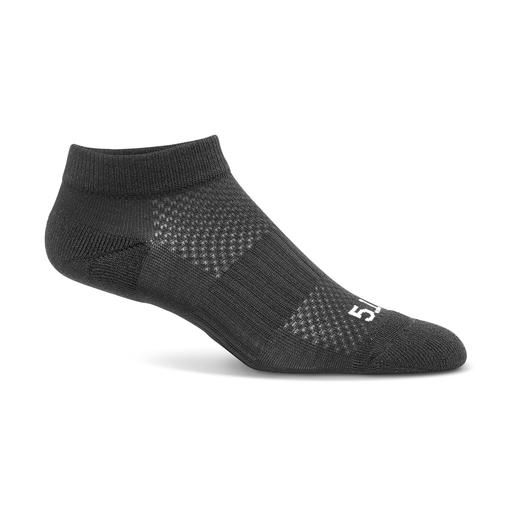 Style 10035 Odor Control Moisture Wicking Fabric Pack of 3 5.11 Tactical PT Ankle Socks