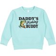 thumbnail image 2 of Inktastic Daddy's Fishing Buddy Toddler Sweatshirt, 2 of 4