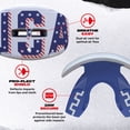 thumbnail image 3 of SafeJawz Lip Guard, Football Mouth Guard with Detachable Strap, Adults and Junior (Black Fangz), 3 of 6