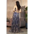thumbnail image 5 of May Queen MQ2017 Juniors Womens Spaghetti Strap Floral Open Back Evening Gown, 5 of 6
