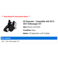 thumbnail image 2 of Oil Separator - Compatible with 2015 - 2021 Volkswagen GTI 2016 2017 2018 2019 2020, 2 of 2