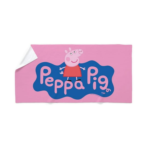 CafePress - Peppa Pig - Large Beach Towel, Soft 30"x60" Towel with Unique Design