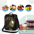 thumbnail image 4 of Naloa Casino Cards 1 Lunch box Lunch bag for men women Large capacity Lunchbox Insulated Lunch bag Lunch box cooler, 4 of 7