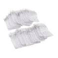 thumbnail image 1 of Drawstring Sheer Mesh Bag, Star Pattern Mesh Bags Transparent  For Wedding Silver, 1 of 8