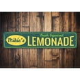 thumbnail image 1 of Fresh Squeezed Lemonade Novelty Sign, Metal Wall Decor - 4x18 inches, 1 of 4