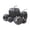 U8-Black, variant on Fall Pumpkin Decor Mini Artificial Pumpkins for Fall Harvest Carvable Foam Plastic Fake Pumpkins with Leaves DIY Small White Craft Pumpkins for Halloween Thanksgiving Home Porch Table