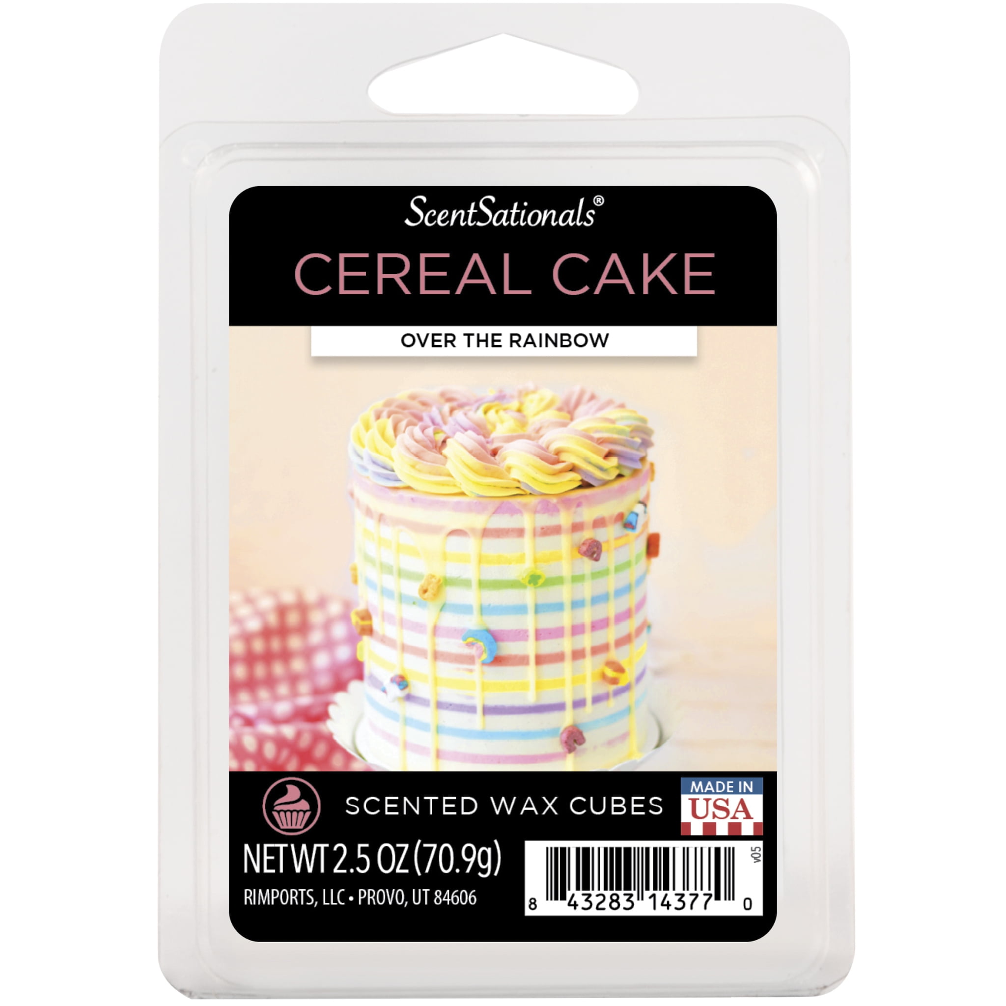Cereal Cake Scented Wax Melts, ScentSationals, 2.5 oz (1Pack
