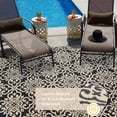 thumbnail image 5 of BERTHMEER 5'x8' Outdoor Rugs on Sale Clearance Patio Rugs Waterproof Plastic Straw Rugs, Camping Rugs, Porch, Balcony, Deck, Pool Rugs Black White, 5 of 5