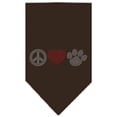 thumbnail image 3 of Pet and Dog Bandana Rhinestone, "Peace Love Paw", 3 of 10