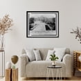 thumbnail image 4 of Historic Framed Print, View from White House window showing Grand Esplanade and new Executive Office, 17-7/8" x 21-7/8", 4 of 9