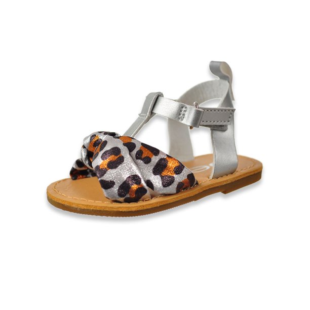 Bebe Bebe Baby Girls Glitter Leopard Print Sandals Newborn Walmart Com Walmart Com