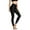 Black, variant on Alove Long High Waist Swim Pants With Pockets Stretchy Tight Leggings Suring Swim Bottoms