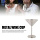 thumbnail image 3 of Copa De Vino De Metal, Apta Para Lavavajillas, Copa De Vino De Acero Inoxidable 304 De 200 Ml Para Picnic Al Aire Libre Junto A La Piscina Y Playa, 3 of 7