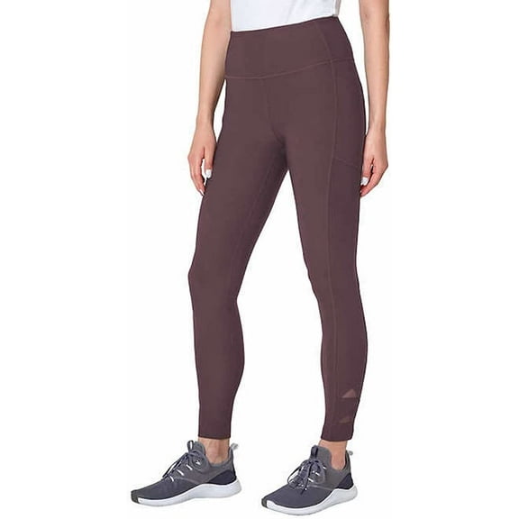 Mondetta Ladies' High Rise Tight Legging (Flint Purple, Medium)