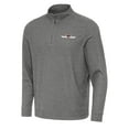 thumbnail image 2 of Men's Antigua  Heather Black NASCAR 1948-55 Logo Subtle Quarter-Zip Top, 2 of 3