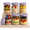 Purple, variant on Purple 16oz Glass Food Storage Jars 6 Pack for Overnight Oats, Meal Prep, and Snacks