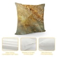 thumbnail image 4 of Acheng Gold and Blue Abstract Art Plush Pillowcase 1 Piece White, 4 of 5
